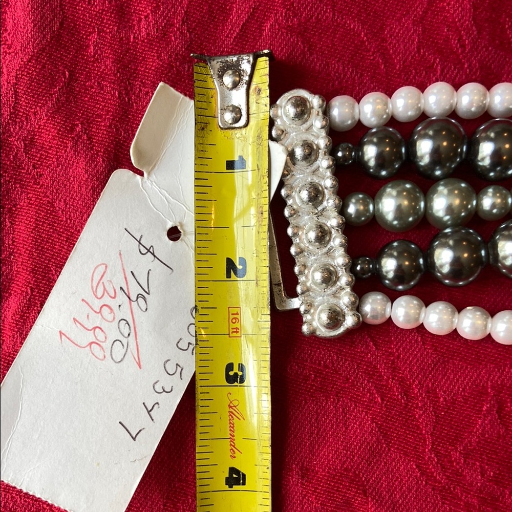 Chico's Black and White Multi-Strand Belt NWT - Picture 10 of 11